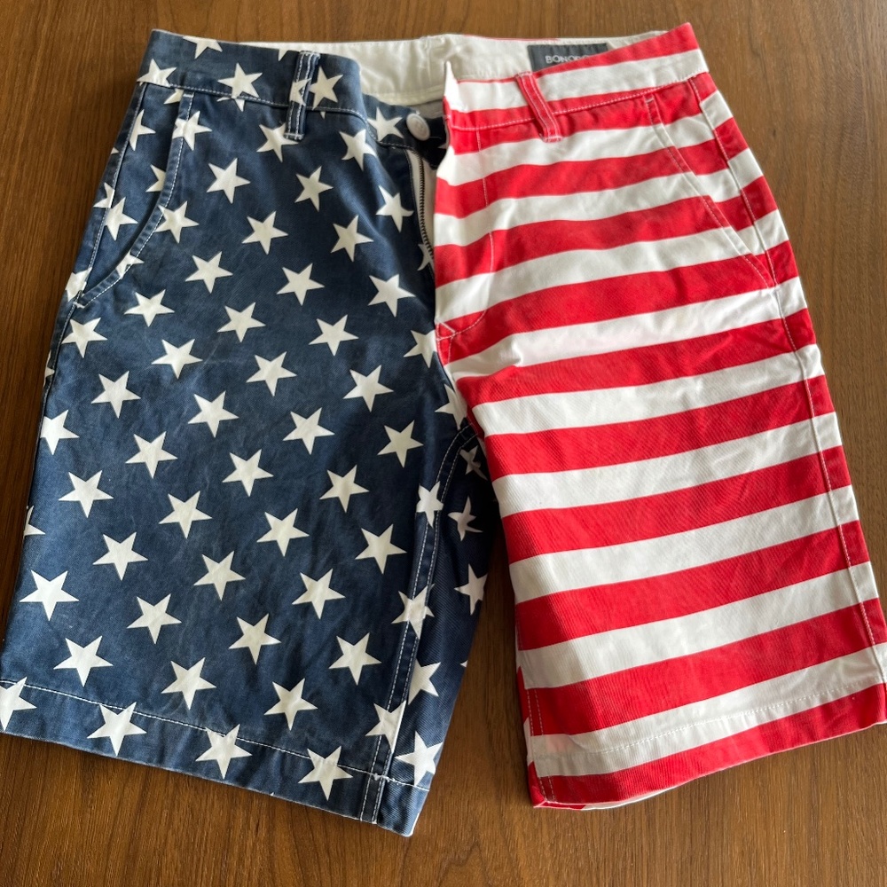 Bonobos American Flag Shorts